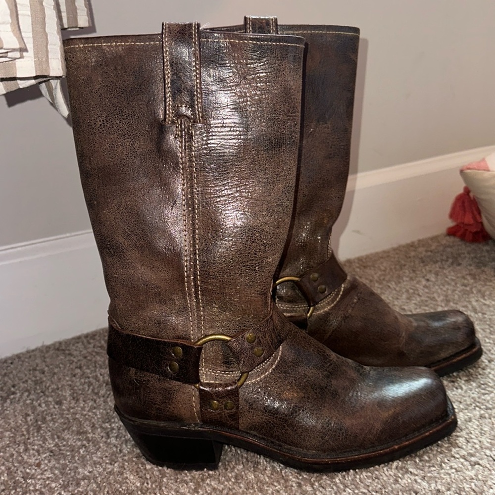 Frye Harness Boots